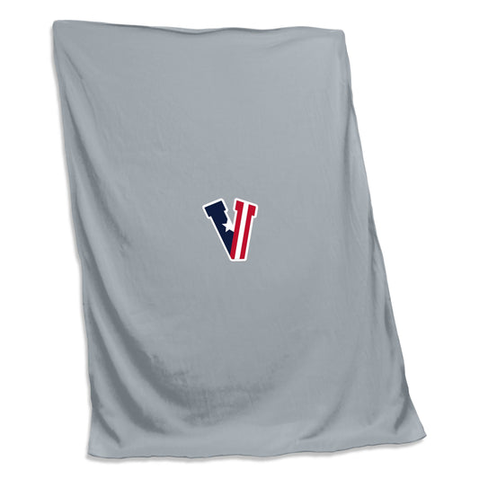 Virginia Red White & Hoo Screened Sweatshirt Blanket - Logo Brands - Flyclothing LLC