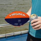 Virginia Pinwheel Junior Size Rubber Football