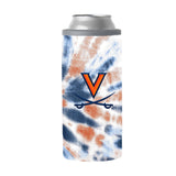 Virginia 12oz Tie Dye Slim Can Coolie