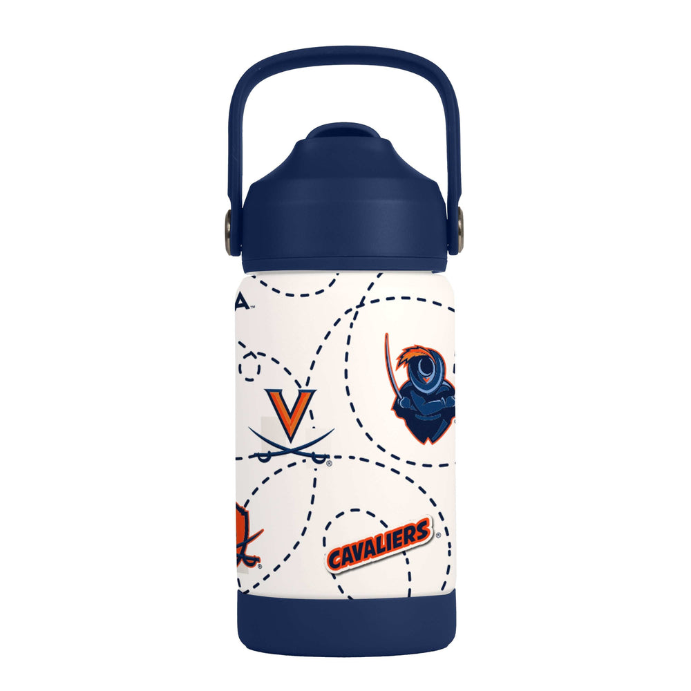 Virginia 12oz Mascot SS Kids Bottle - Logo Brands - Flyclothing LLC