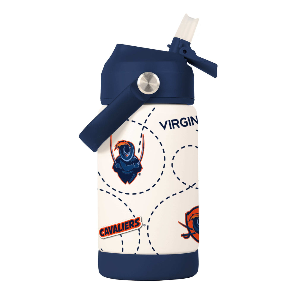 Virginia 12oz Mascot SS Kids Bottle - Logo Brands - Flyclothing LLC
