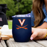 Virginia 16oz Gameday Stainless Curved Beverage