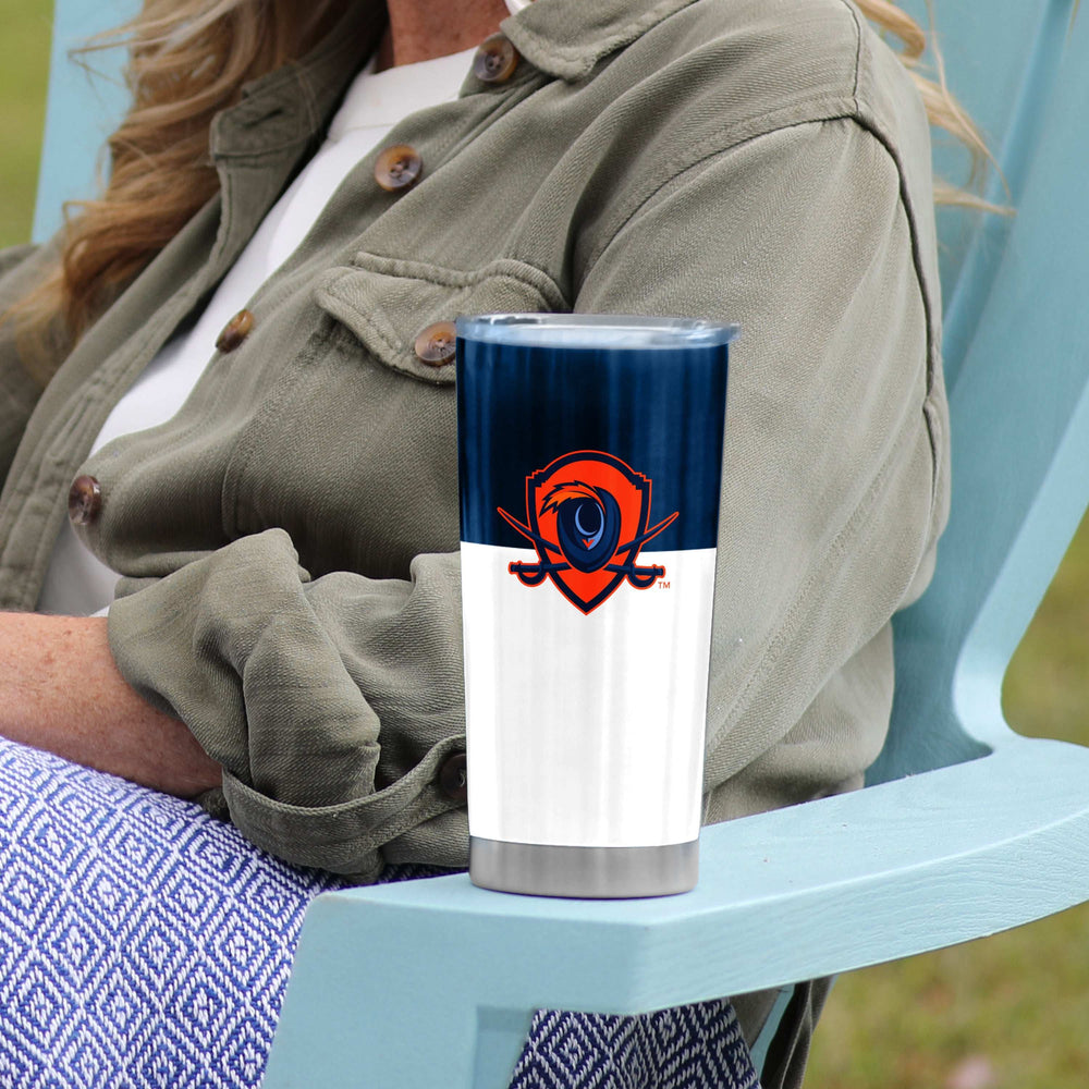 Virginia Colorblock 20oz Stainless Tumbler - Logo Brands - Flyclothing LLC