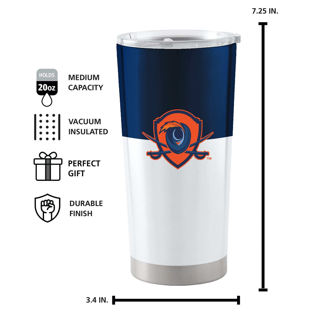 Virginia Colorblock 20oz Stainless Tumbler - Logo Brands - Flyclothing LLC
