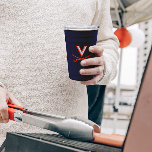Virginia 22oz Flipside Stainless Cup - Logo Brands - Flyclothing LLC