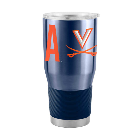Virginia 30oz Overtime Stainless Steel Tumbler - Logo Brands - Flyclothing LLC