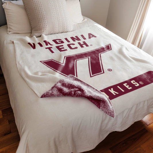 Virginia Tech Luxe Prime Dreams Throw - Logo Brands - Flyclothing LLC