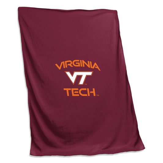 Virginia Tech Screened Sweatshirt Blanket - Logo Brands - Flyclothing LLC
