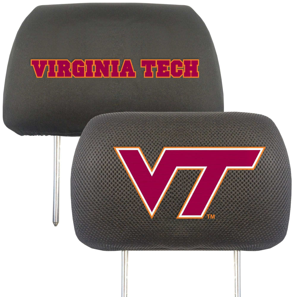 Virginia Tech Head Rest Cover - Logo Brands - Flyclothing LLC