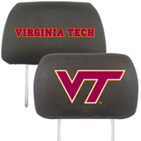 Virginia Tech Head Rest Cover - Logo Brands - Flyclothing LLC
