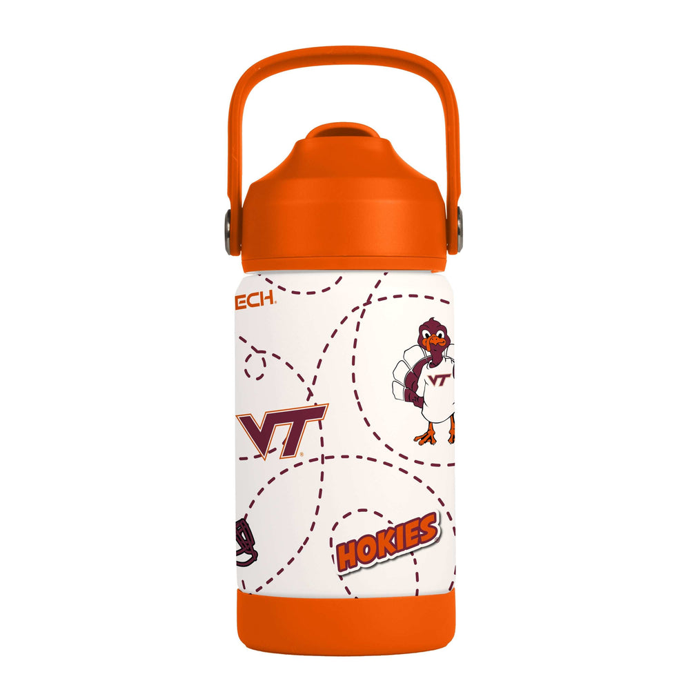 Virginia Tech 12oz Mascot SS Kids Bottle - Logo Brands - Flyclothing LLC
