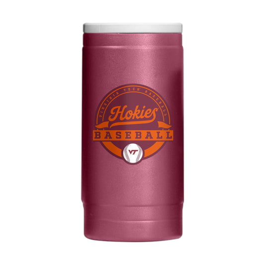Virginia Tech Baseball 12oz Powdercoat SlimCan Coolie - Logo Brands - Flyclothing LLC