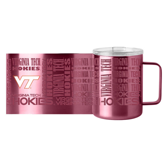 Virginia Tech 15oz Replay Stainless Steel Mug - Logo Brands - Flyclothing LLC