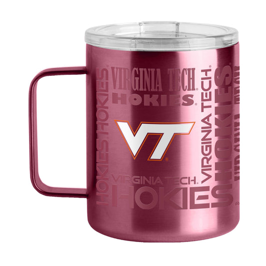 Virginia Tech 15oz Replay Stainless Steel Mug - Logo Brands - Flyclothing LLC