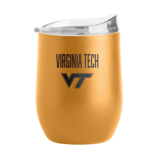 Virginia Tech 16oz Huddle Powder Coat Curved Beverage - Logo Brands - Flyclothing LLC