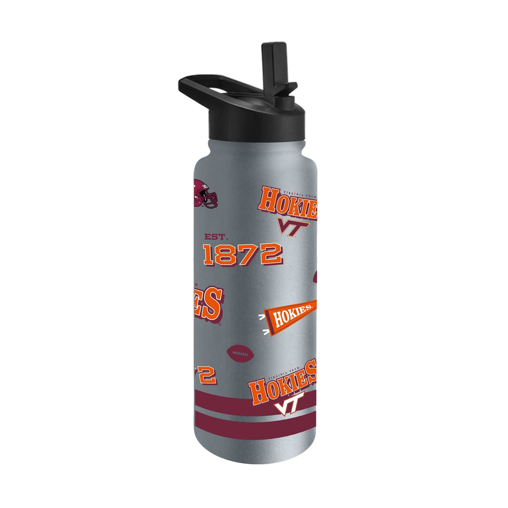 Virginia Tech 34oz TJX Native Quencher Bottle - Logo Brands - Flyclothing LLC