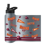 Virginia Tech 34oz TJX Native Quencher Bottle - Logo Brands - Flyclothing LLC