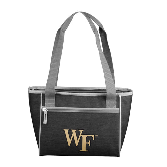 Wake Forest Crosshatch 16 Can Cooler Tote - Logo Brands - Flyclothing LLC