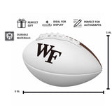 Wake Forest  Mini Size Autograph Football