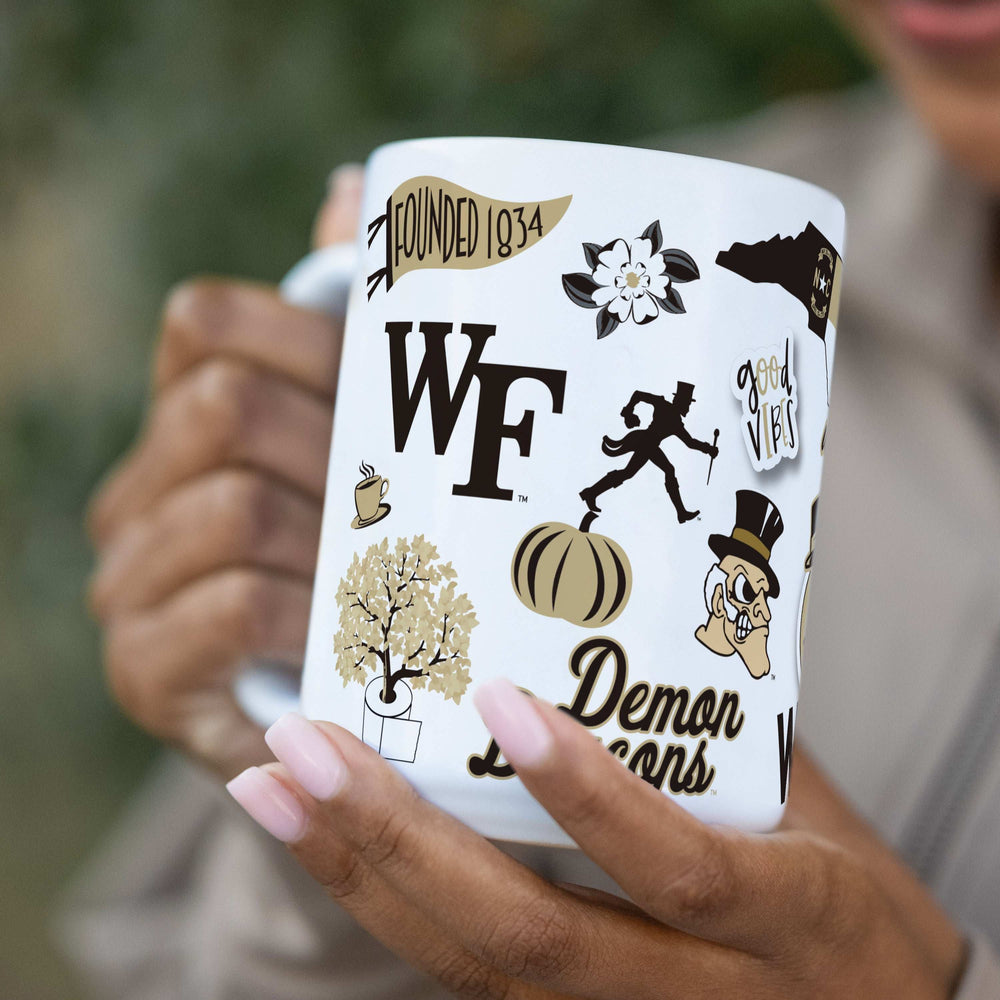 Wake Forest 15oz Native Sublimated Mug - Logo Brands - Flyclothing LLC
