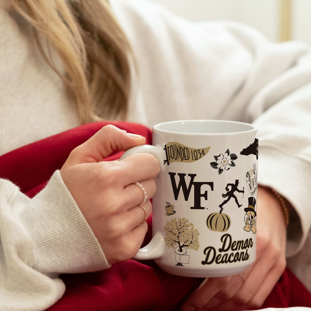 Wake Forest 15oz Native Sublimated Mug - Logo Brands - Flyclothing LLC