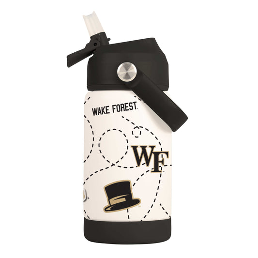Wake Forest 12oz Mascot SS Kids Bottle - Logo Brands - Flyclothing LLC