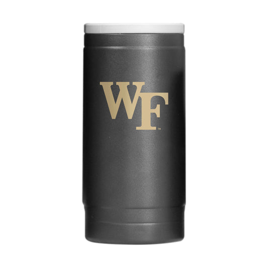 Wake Forest 12oz Flipside Powdercoat SlimCan Coolie - Logo Brands - Flyclothing LLC
