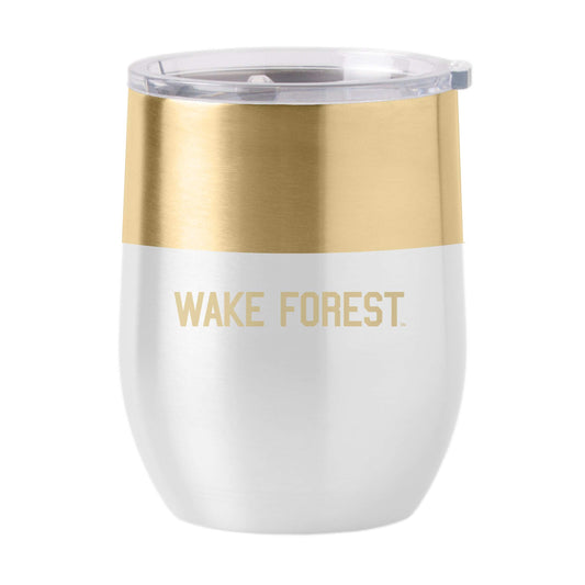 Wake Forest 16oz Colorblock Stainless Curved Beverage - Logo Brands - Flyclothing LLC