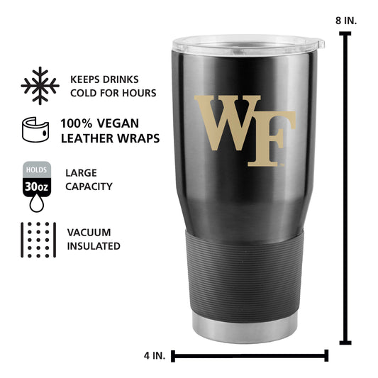 Wake Forest 30oz Gameday Stainless Tumbler - Logo Brands - Flyclothing LLC