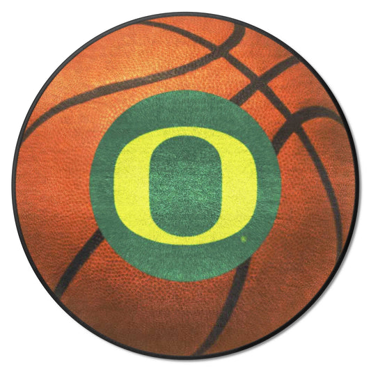 Oregon Ducks Basketball Rug - 27in. Diameter - Oregon