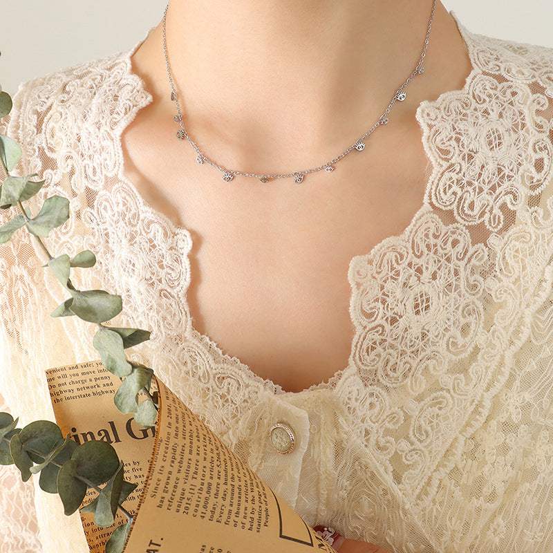 Titanium Steel Charm Necklace - Trendsi - Flyclothing LLC