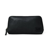 Classic Black Leather Clutch - Classy Leather Bags - Flyclothing LLC