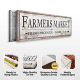 Farmers Market Sign III - Tailored Canvases - Flyclothing LLC