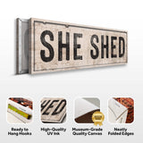 She Shed V - Tailored Canvases - Flyclothing LLC