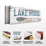 Lake House Coastal Sign II - Tailored Canvases - Flyclothing LLC