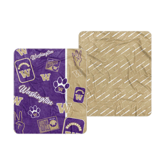Washington Dream Weave Throw 50x60 - Logo Brands - Flyclothing LLC