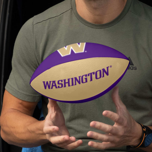 Washington Pinwheel Junior Size Rubber Football - Logo Brands - Flyclothing LLC