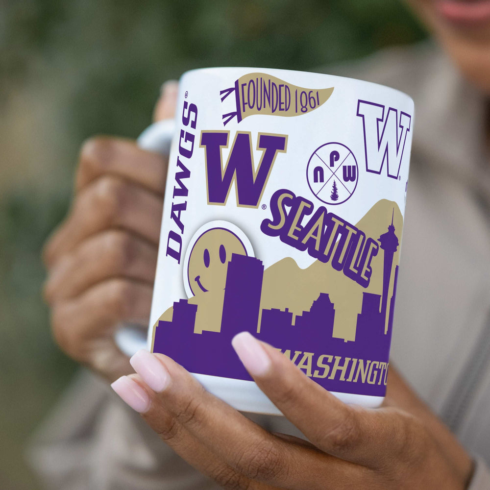 Washington 15oz Native Sublimated Mug - Logo Brands - Flyclothing LLC