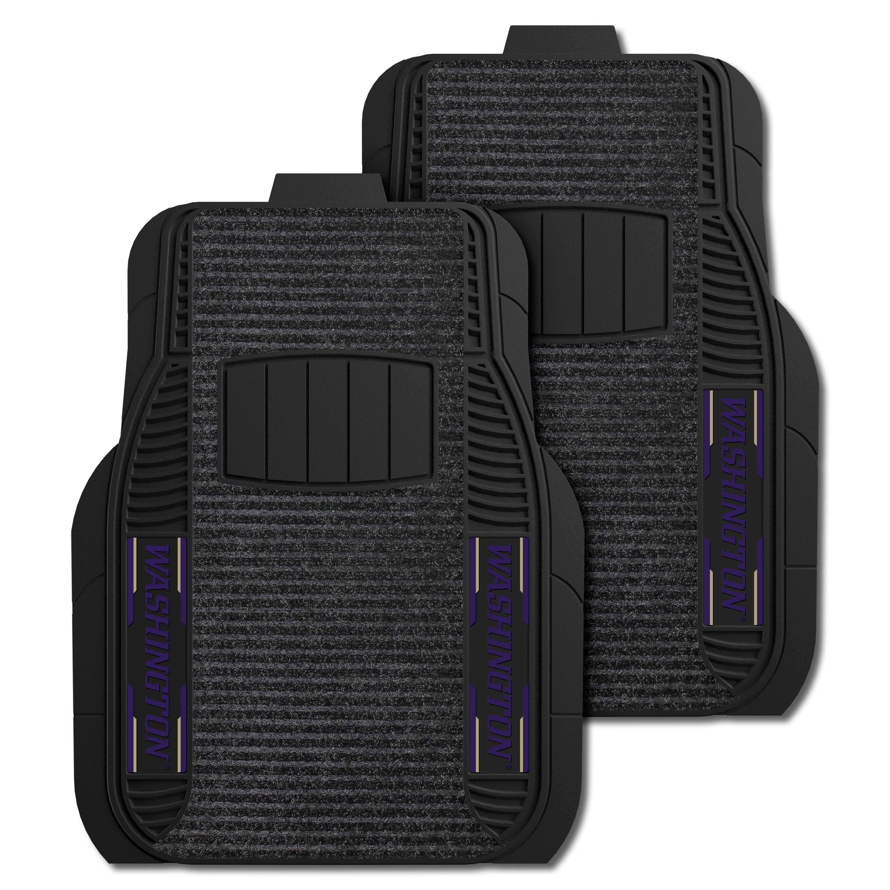 University of Washington 2-pc Deluxe Car Mat Set - Logo Brands - Flyclothing LLC