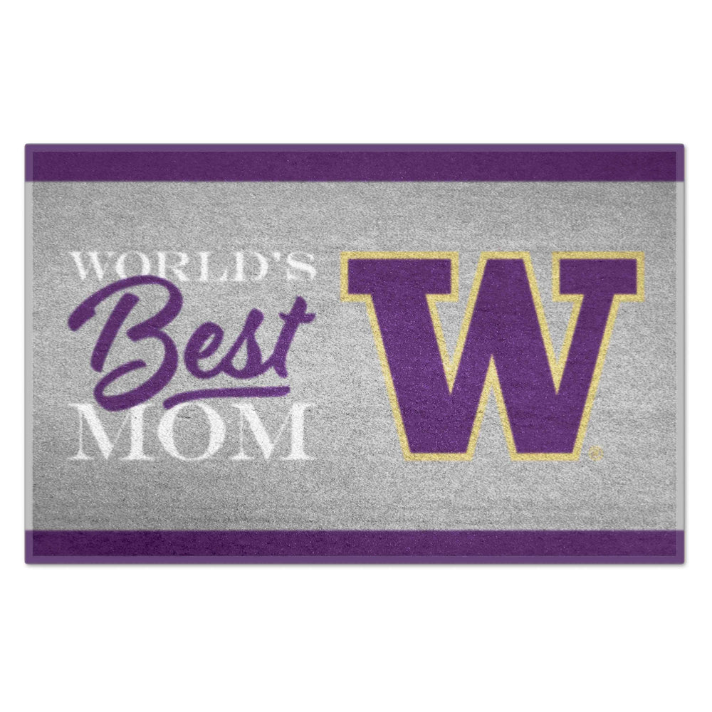 University of Washington Starter Mat - World's Best Mom - Logo Brands - Flyclothing LLC