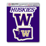 University of Washington Decal 3-pk - Logo Brands - Flyclothing LLC