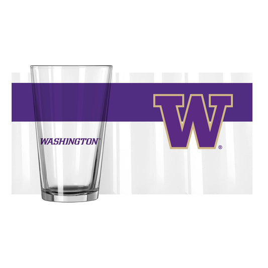 Washington 16oz Colorblock Pint Glass - Logo Brands - Flyclothing LLC