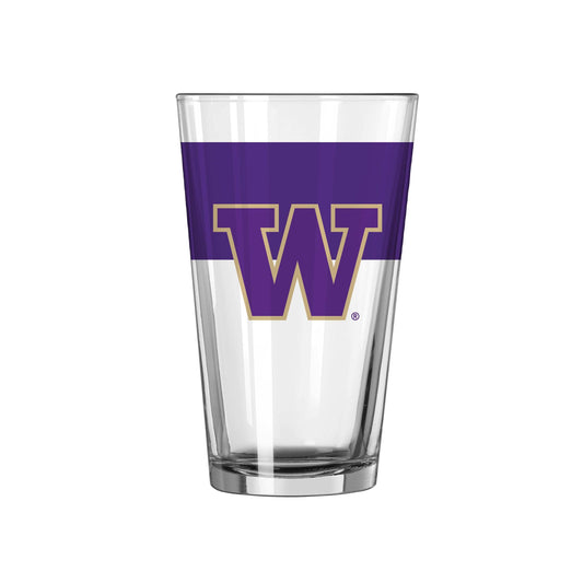 Washington 16oz Colorblock Pint Glass - Logo Brands - Flyclothing LLC