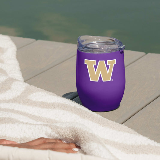 Washington 16oz Flipside Powder Coat Curved Bev - Logo Brands - Flyclothing LLC