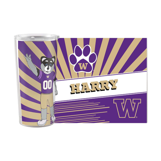 Washington 20oz Mascot Stainless Tumbler - Logo Brands - Flyclothing LLC