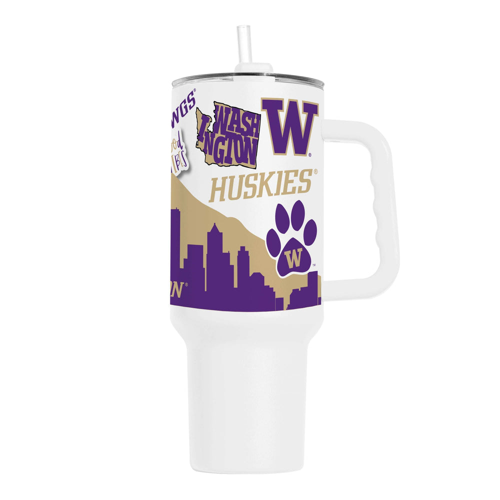 Washington 40oz Native Powder Coat Tumbler - Logo Brands - Flyclothing LLC