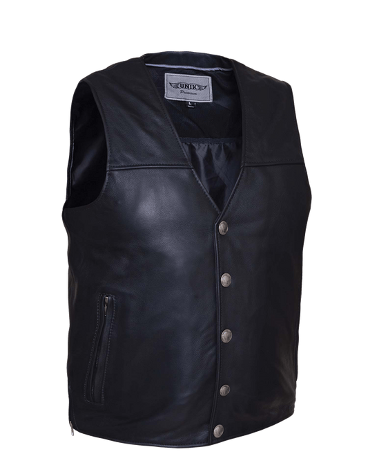 6033.CW - Mens Premium Leather Vest