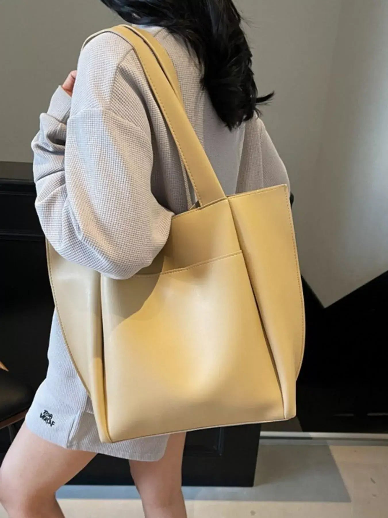 PU Leather Shoulder Bag - Trendsi - Flyclothing LLC