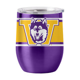 Washington 16oz Vault Stripe Stainless Curved Beverage