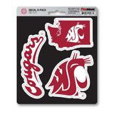 Washington State University Decal 3-pk - Logo Brands - Flyclothing LLC